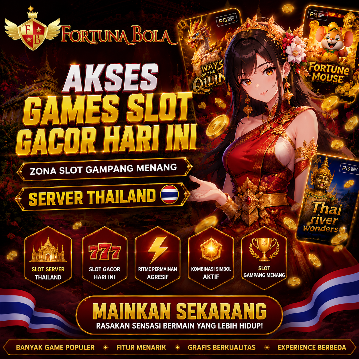 Fortunabola » Akses Games Slot Gacor Hari Ini, Zona Slot Gampang Menang Server Thailand